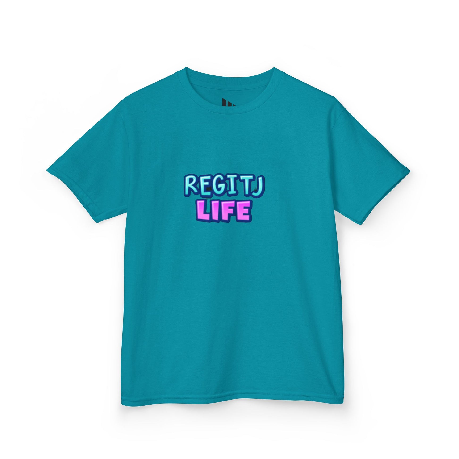 Kids Graphic Tee - Fun REGITJ LIFE Shirt, Casual Kids Wear, Birthday Gift, Unique Summer Apparel, Playdate Outfit