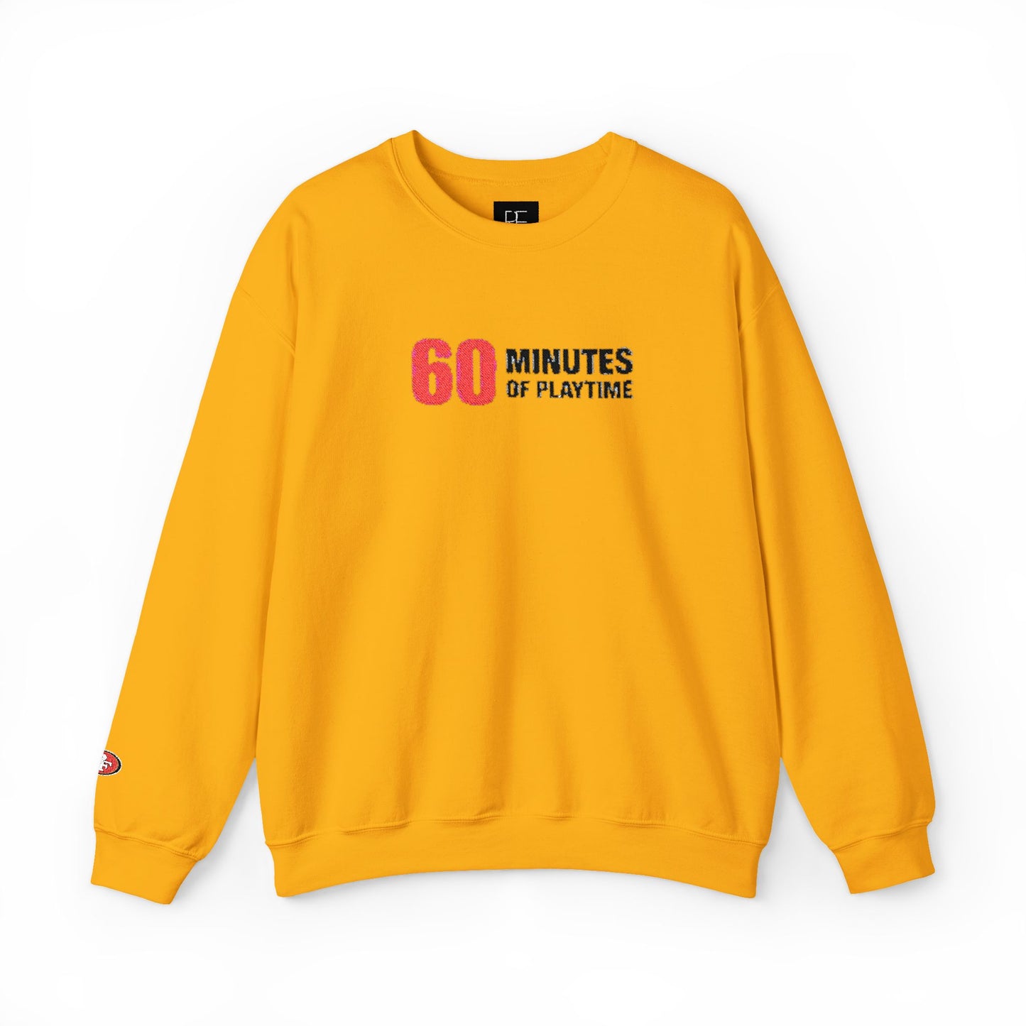 Crewneck Sweatshirt — 'Some of Playtime' Red Logo Casual Pullover