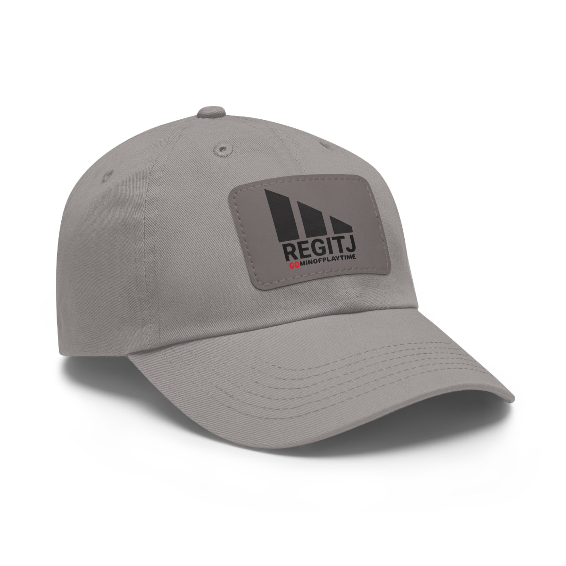 REGITJ Dad Hat with Leather Patch (Rectangle) - REGITJ FASHION 