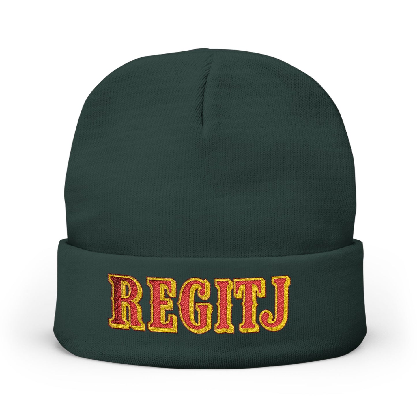 Knit Beanie (Embroidery) - REGITJ FASHION 