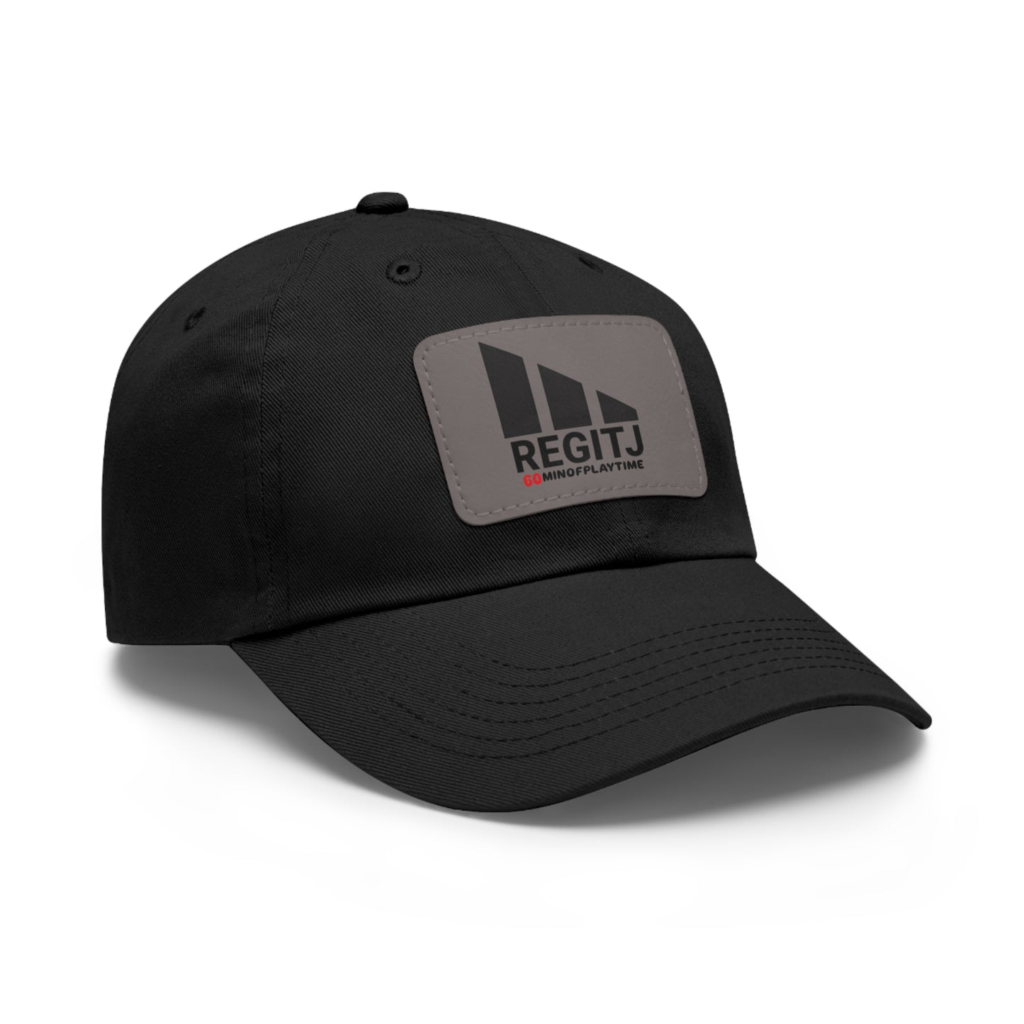 REGITJ Dad Hat with Leather Patch (Rectangle) - REGITJ FASHION 