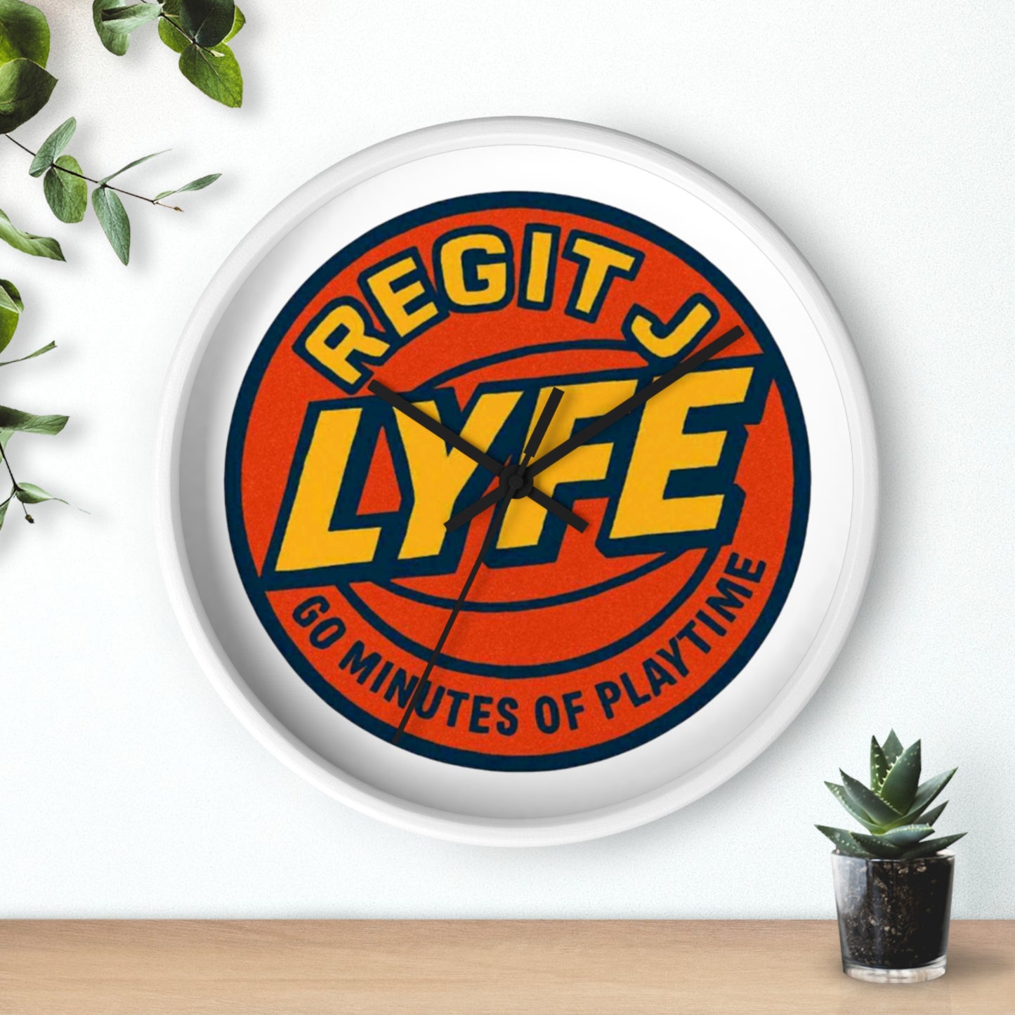 Jimmie Tiger Power Hour Wall Clock