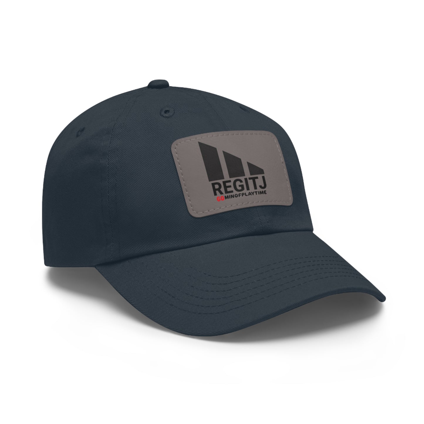 REGITJ Dad Hat with Leather Patch (Rectangle) - REGITJ FASHION 