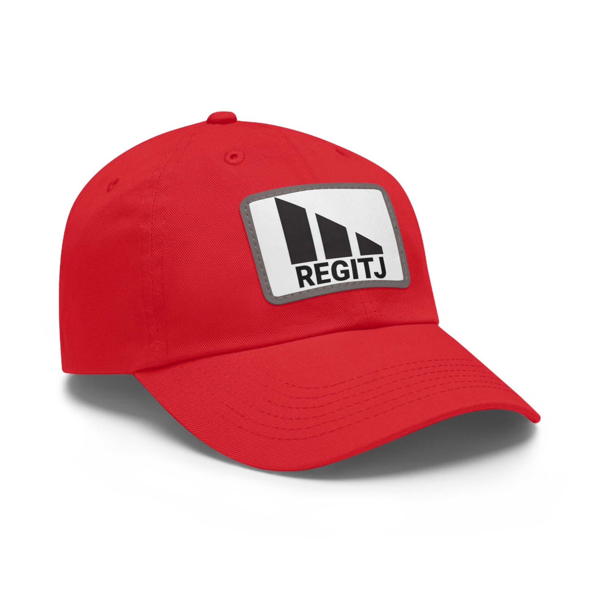 Dad Hat with Leather Patch (Rectangle)