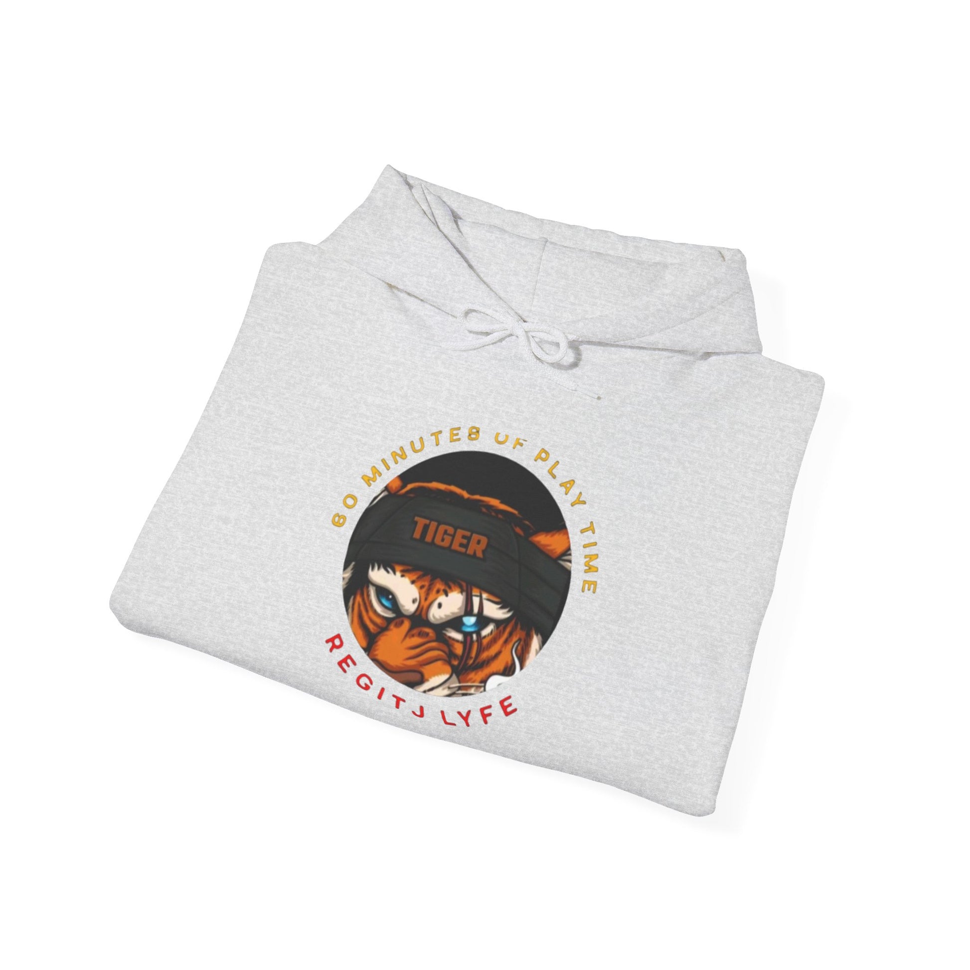 Wild Spirit Tiger Hoodie, Unisex Sweatshirt, Animal Lover Gift, Cozy Casual Wear, Perfect for Birthdays, Outdoor Adventures - REGITJ FASHION 