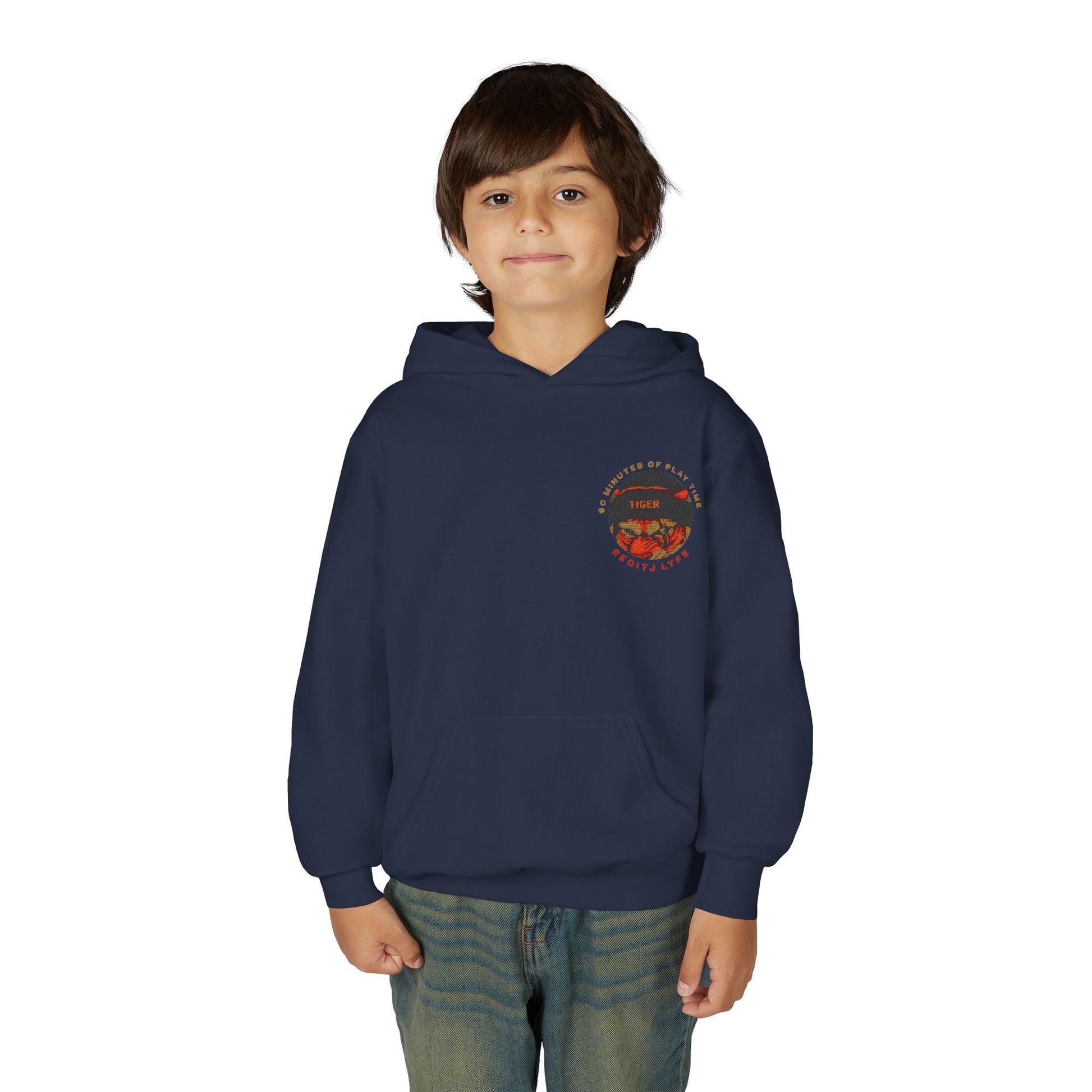 Youth Hoodie - "Choose to Live" Retro Sunset Graphic Pullover - REGITJ FASHION 
