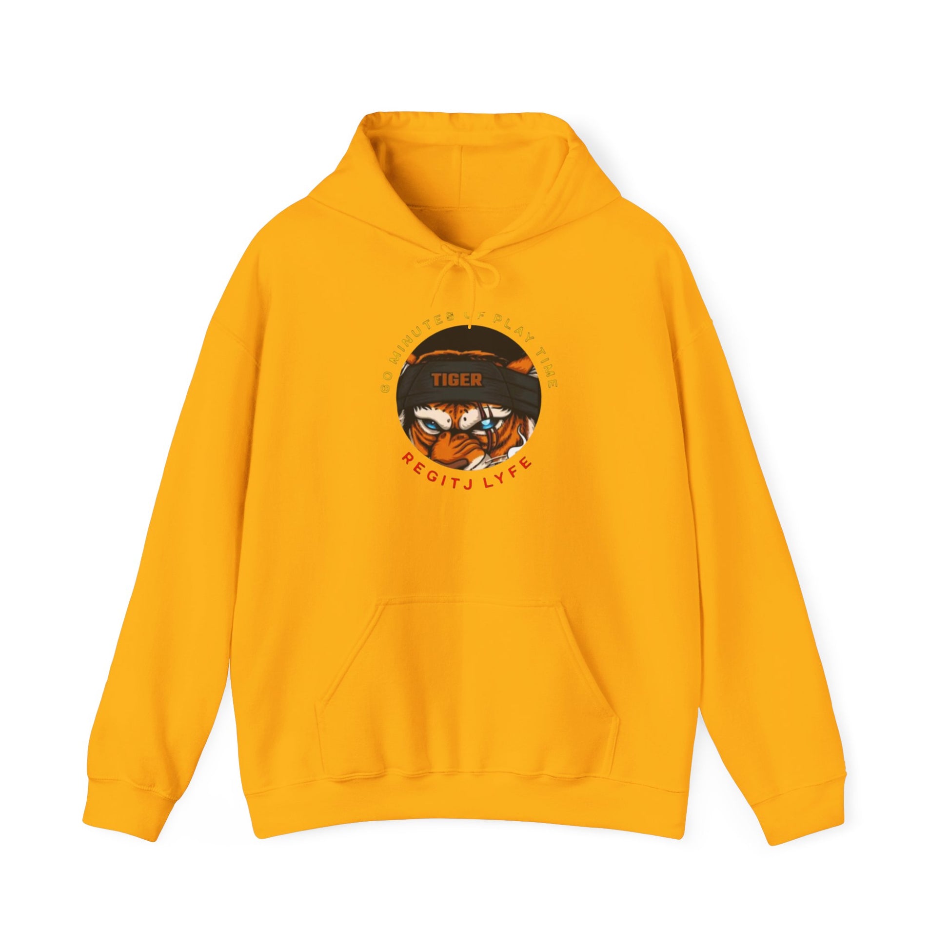 Wild Spirit Tiger Hoodie, Unisex Sweatshirt, Animal Lover Gift, Cozy Casual Wear, Perfect for Birthdays, Outdoor Adventures - REGITJ FASHION 