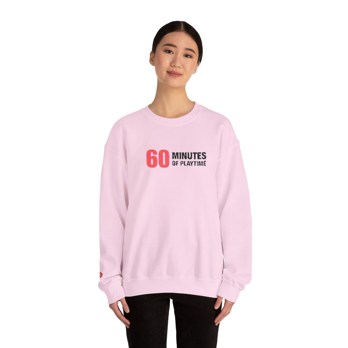 Crewneck Sweatshirt — 'Some of Playtime' Red Logo Casual Pullover