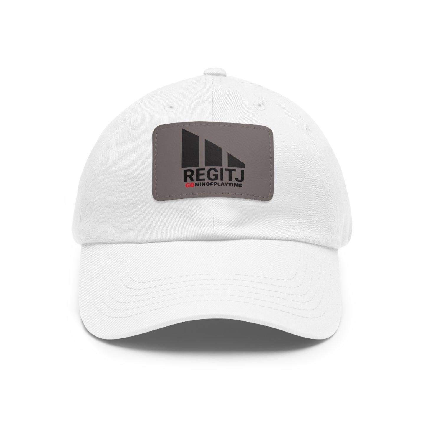REGITJ Dad Hat with Leather Patch (Rectangle) - REGITJ FASHION 