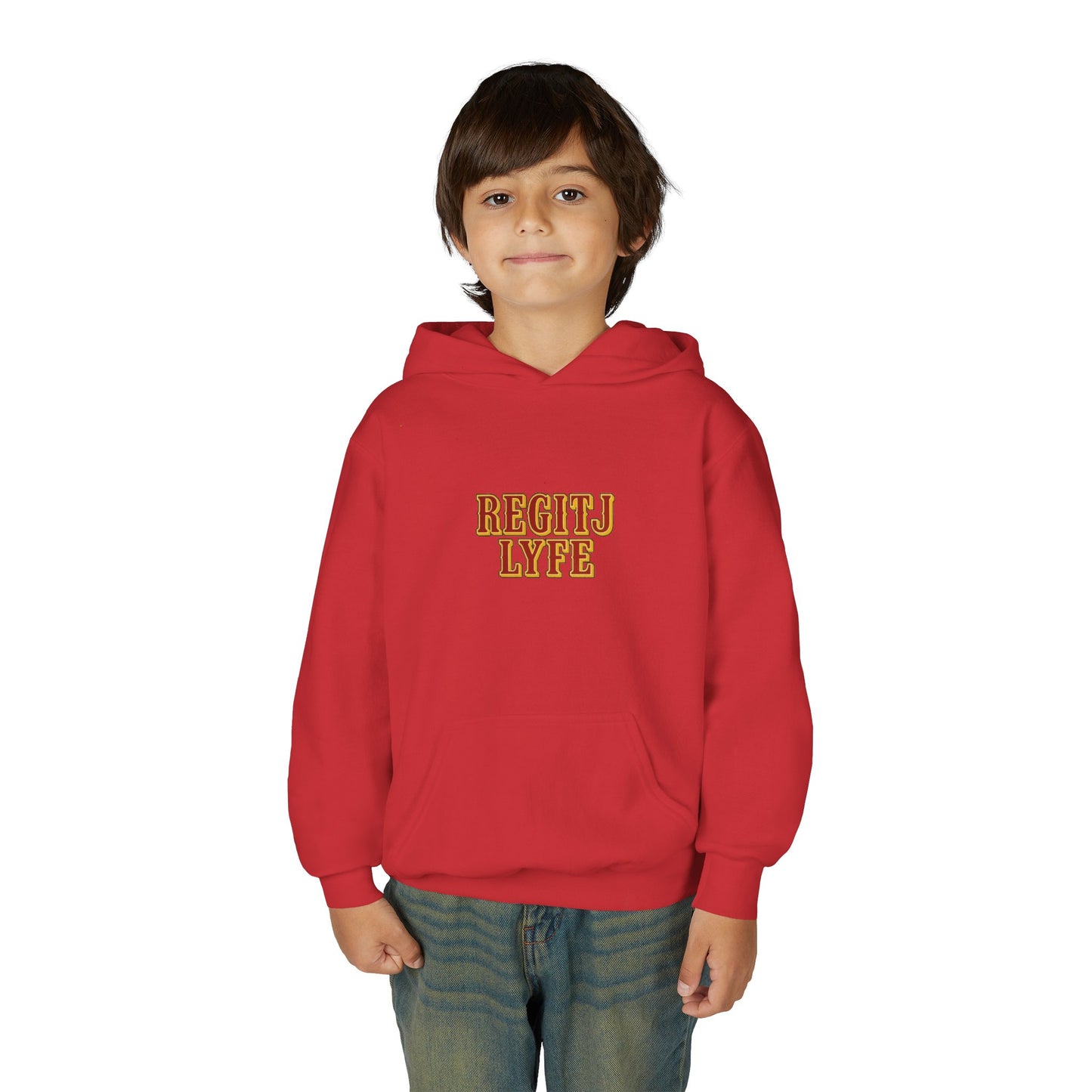 Youth Heavy Blend Hooded Sweatshirt - REGITJ FASHION 