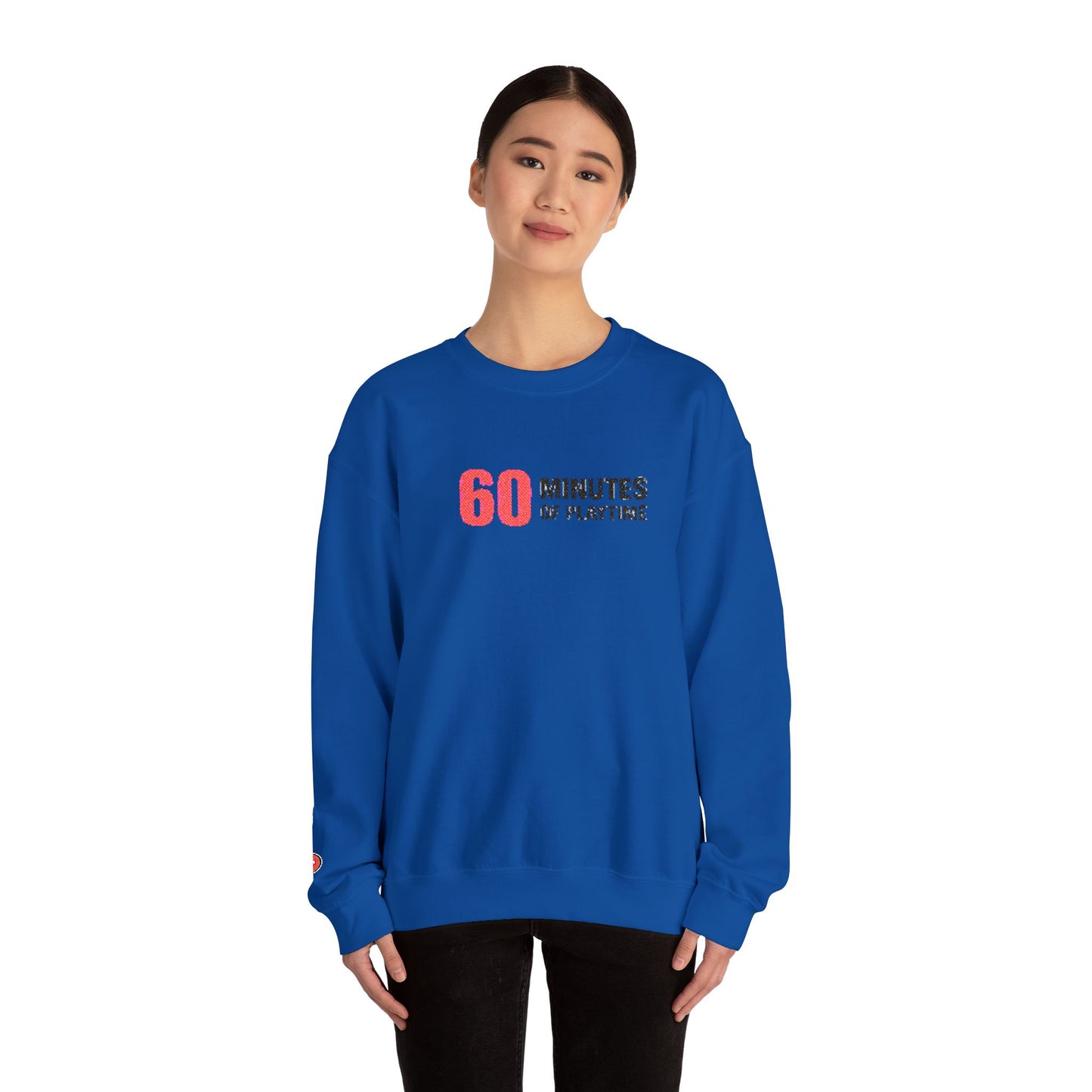 Crewneck Sweatshirt — 'Some of Playtime' Red Logo Casual Pullover