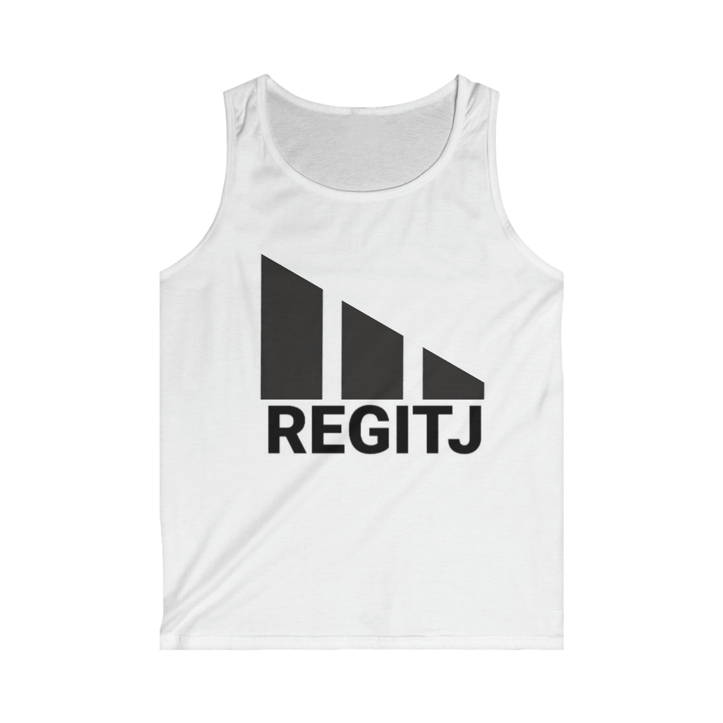 REGITJ 60MOP Men's Softstyle Tank Top White