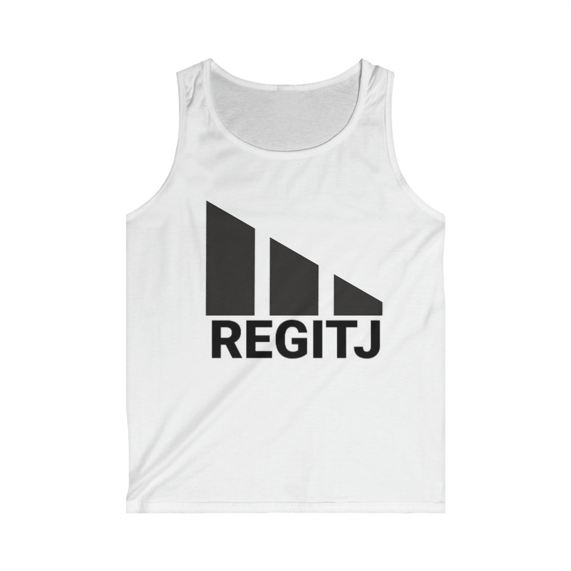 REGITJ 60MOP Men's Softstyle Tank Top White