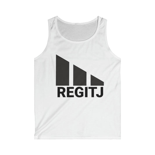 REGITJ 60MOP Men's Softstyle Tank Top White