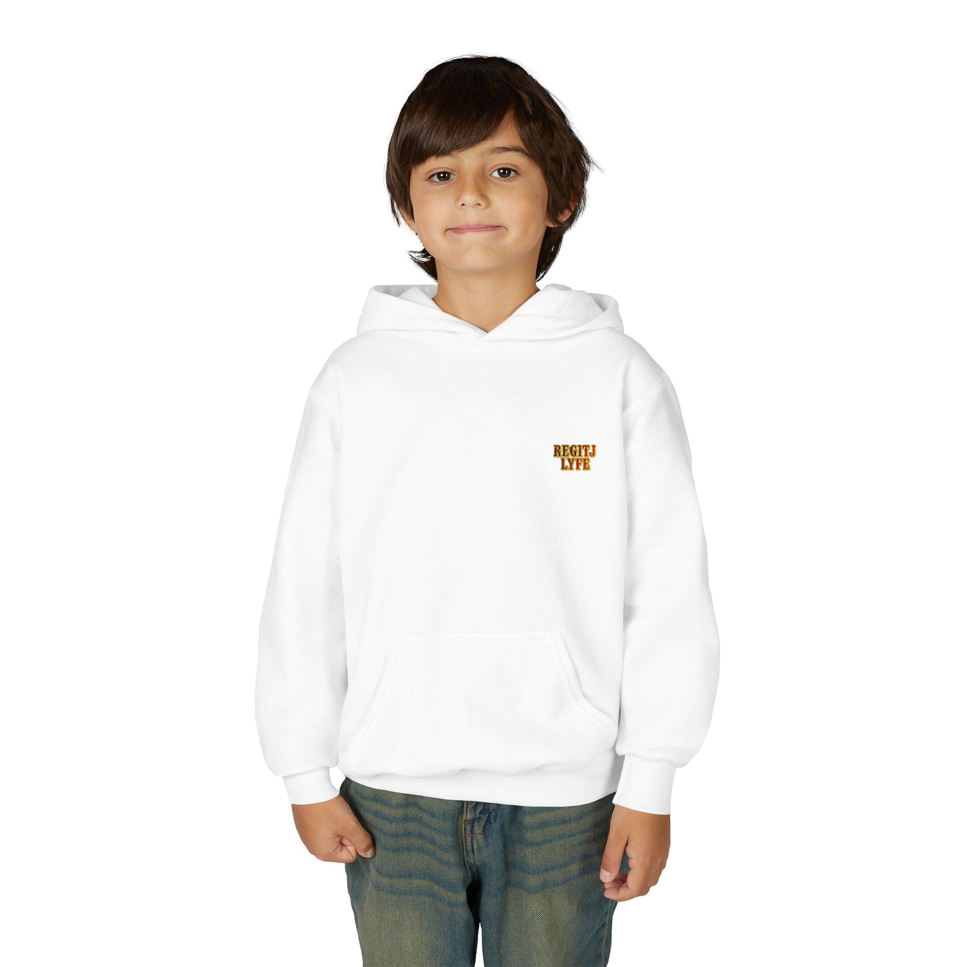 Youth Heavy Blend Hooded Sweatshirt - REGITJ FASHION 
