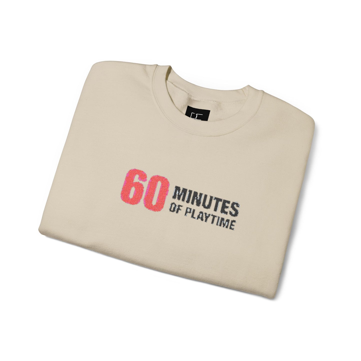 Crewneck Sweatshirt — 'Some of Playtime' Red Logo Casual Pullover