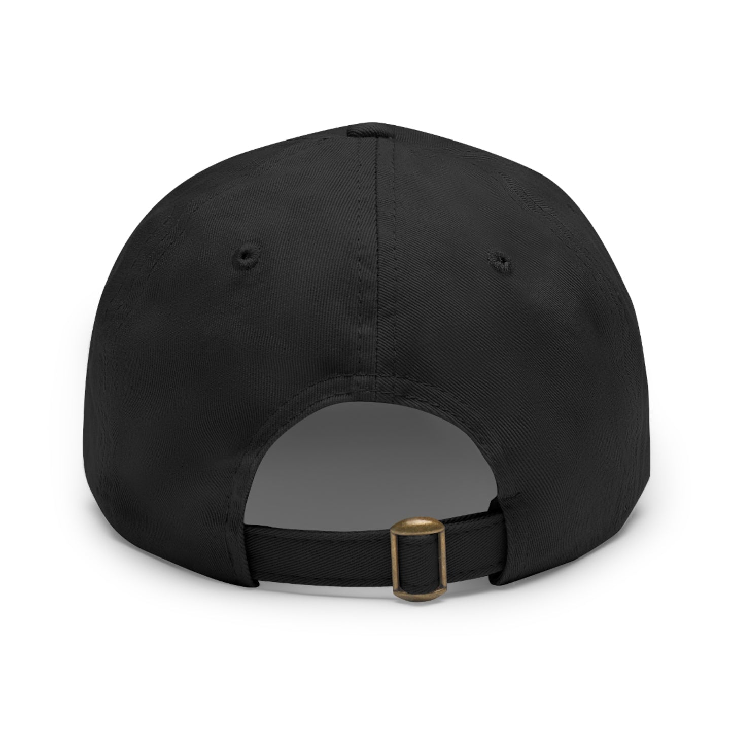 REGITJ Dad Hat with Leather Patch (Rectangle) - REGITJ FASHION 