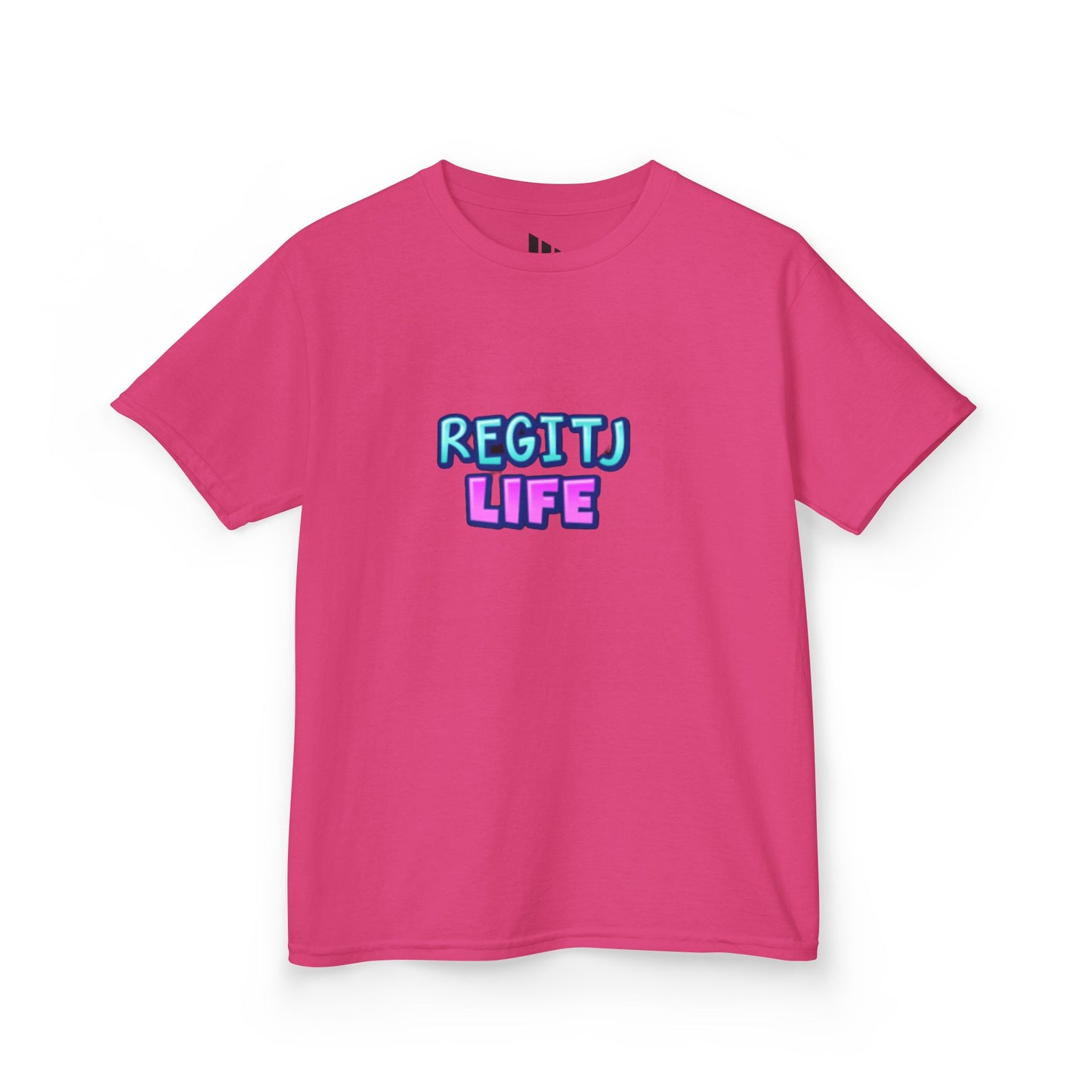 Kids Graphic Tee - Fun REGITJ LIFE Shirt, Casual Kids Wear, Birthday Gift, Unique Summer Apparel, Playdate Outfit