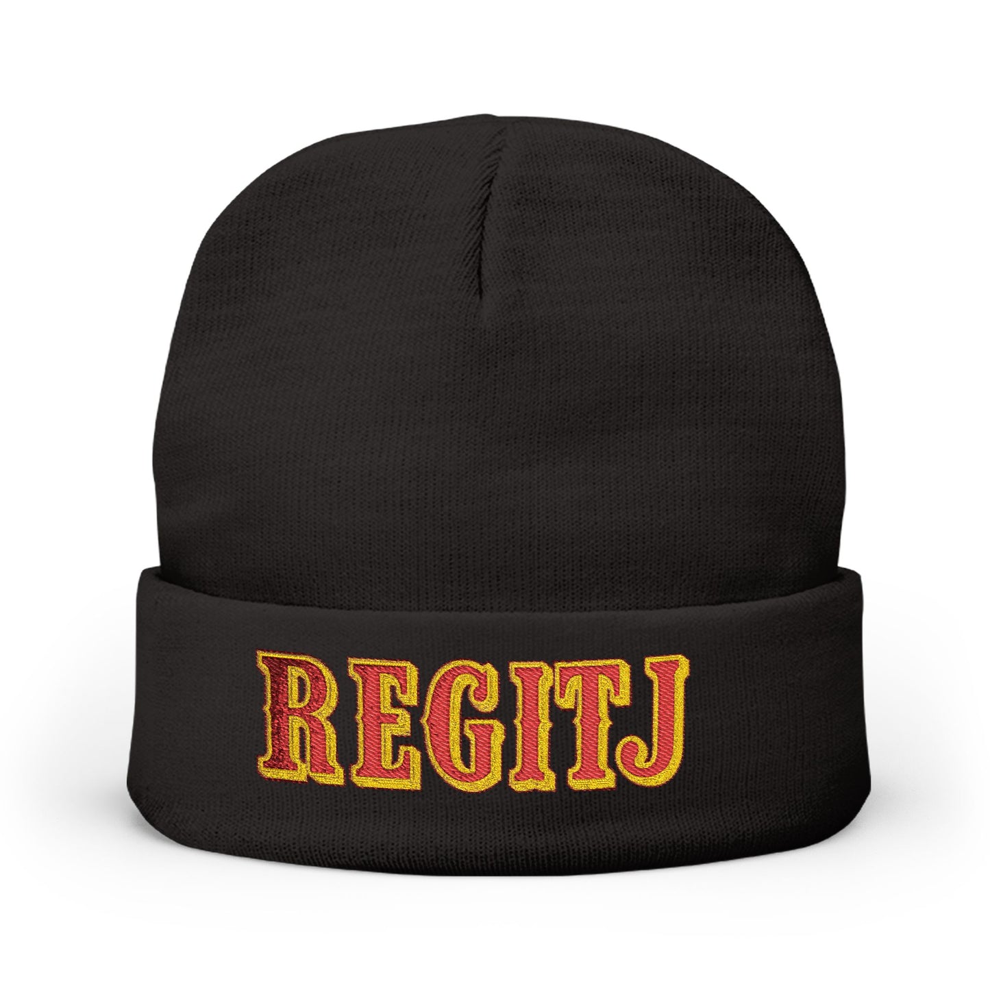 Knit Beanie (Embroidery) - REGITJ FASHION 
