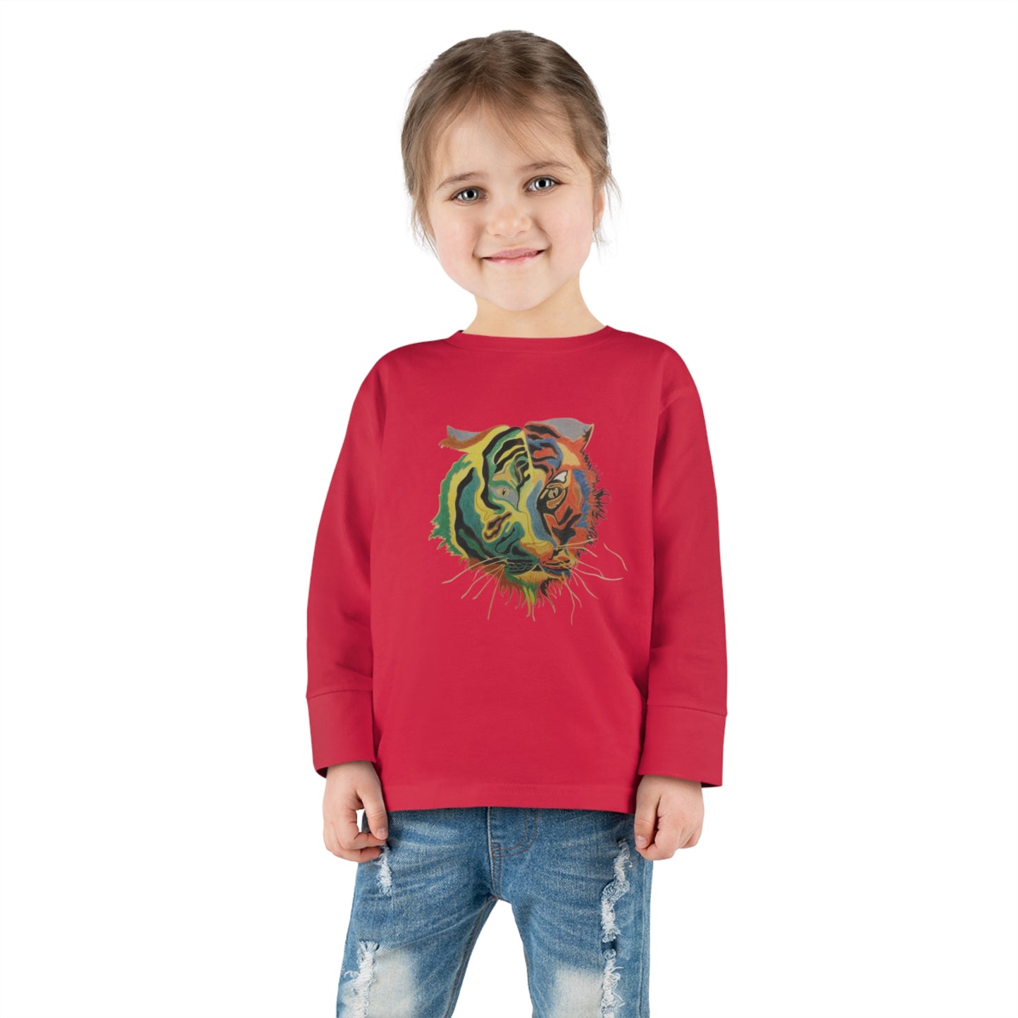 REGITJ Toddler Long Sleeve Tee Red