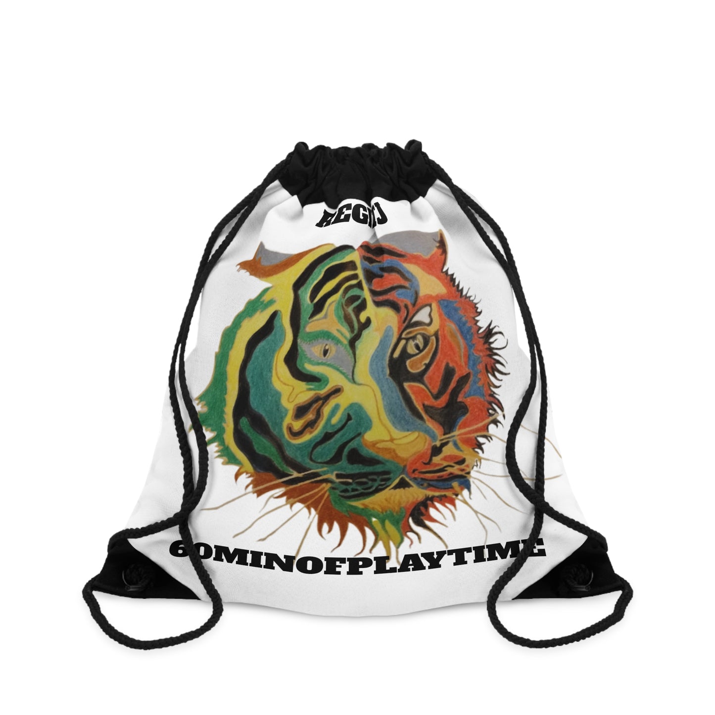 REGITJ Tiger Drawstring Bag