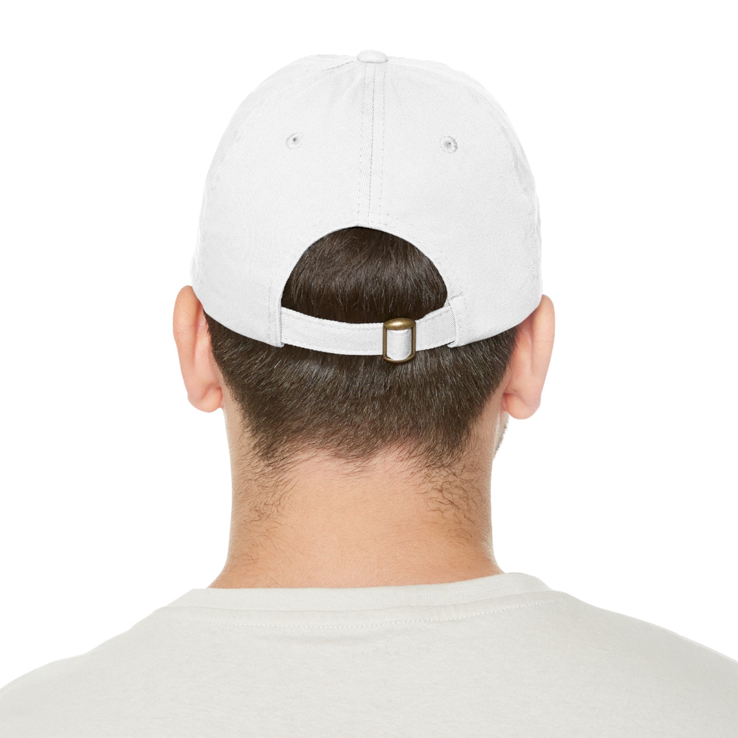 REGITJ Dad Hat with Leather Patch (Rectangle) - REGITJ FASHION 