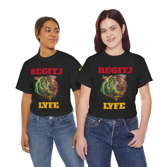 Unisex Heavy Cotton Tee, Casual Summer T-shirt, Fun Playtime Tee, Graphic Tee for All Occasions, Perfect for Gifts Black