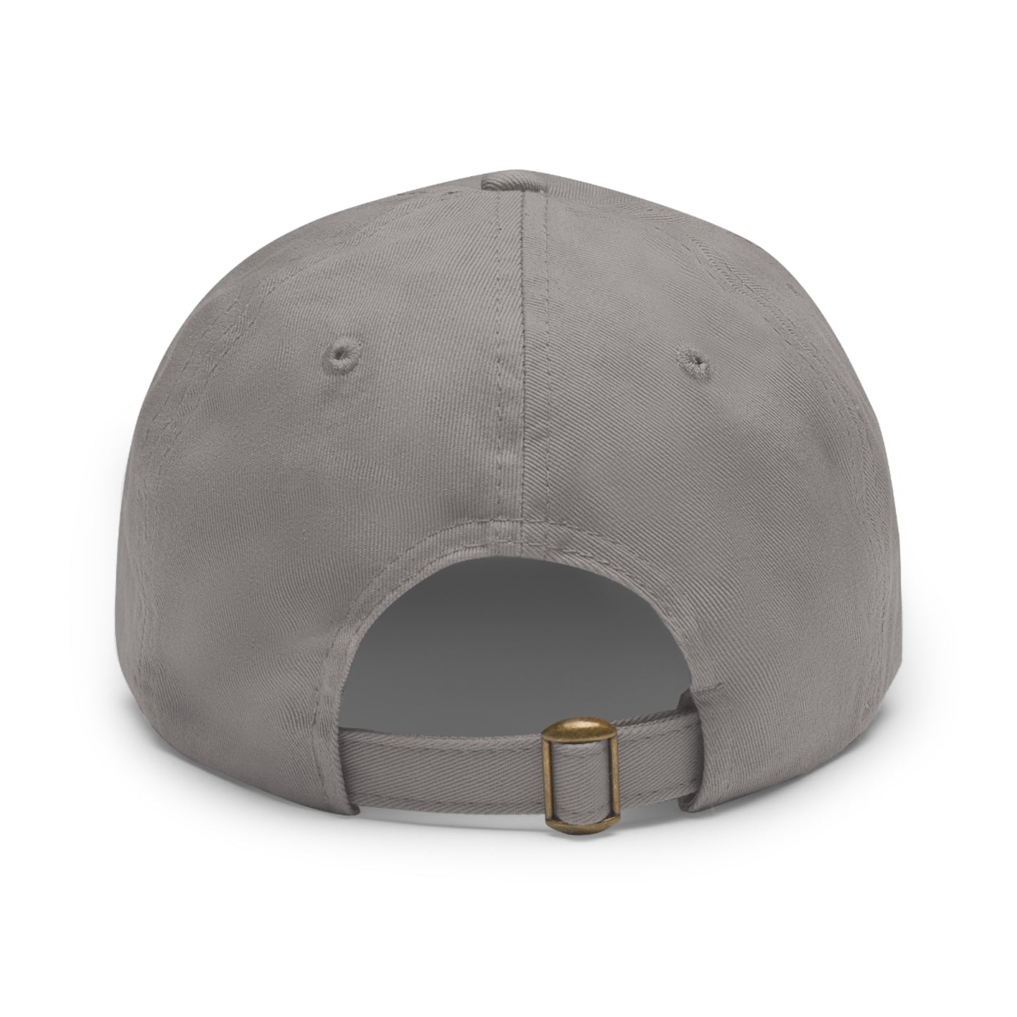 REGITJ Dad Hat with Leather Patch (Rectangle) - REGITJ FASHION 