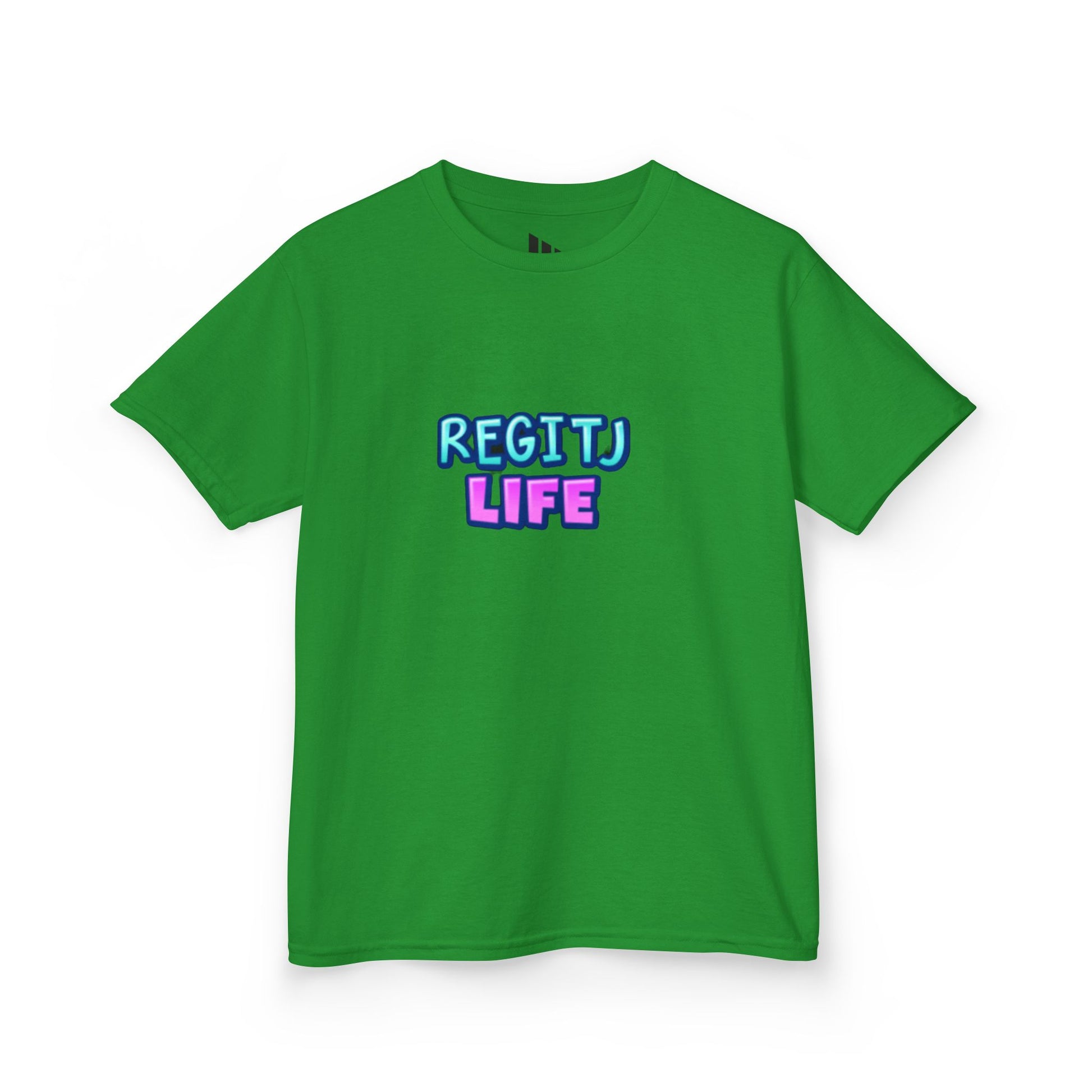 Kids Graphic Tee - Fun REGITJ LIFE Shirt, Casual Kids Wear, Birthday Gift, Unique Summer Apparel, Playdate Outfit