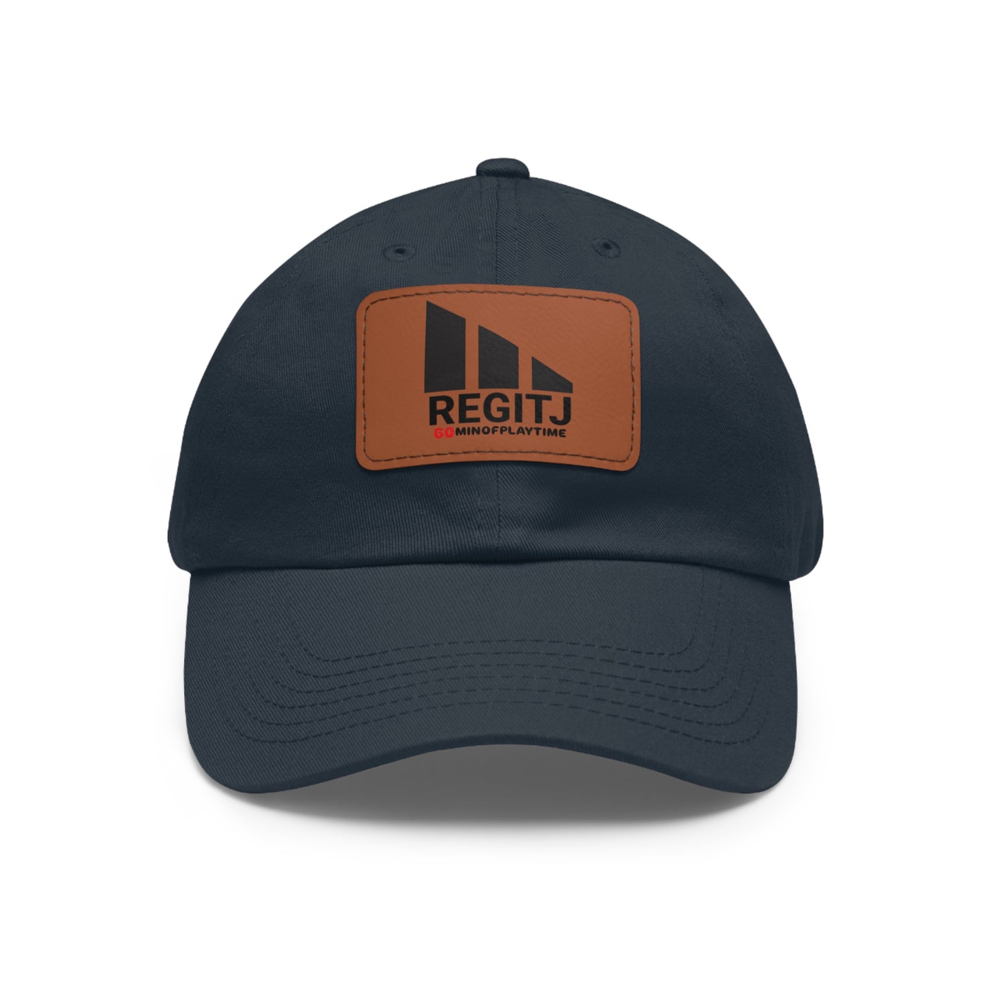 REGITJ Dad Hat with Leather Patch (Rectangle) - REGITJ FASHION 