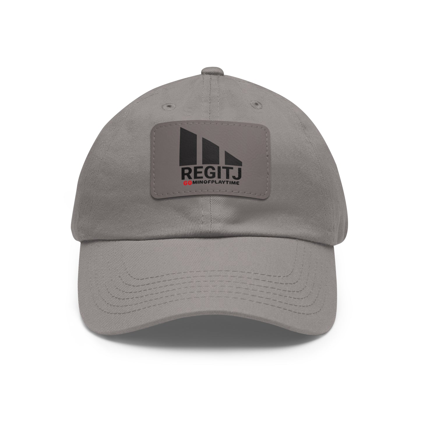 REGITJ Dad Hat with Leather Patch (Rectangle) - REGITJ FASHION 