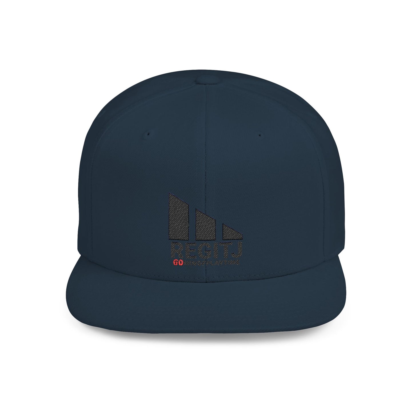 Stylish Flat Bill Snapback Hat - Perfect for Casual Days, Sports, Festivals, and Gifts, Trendy, Adjustable, Fashion Accessory One size Navy