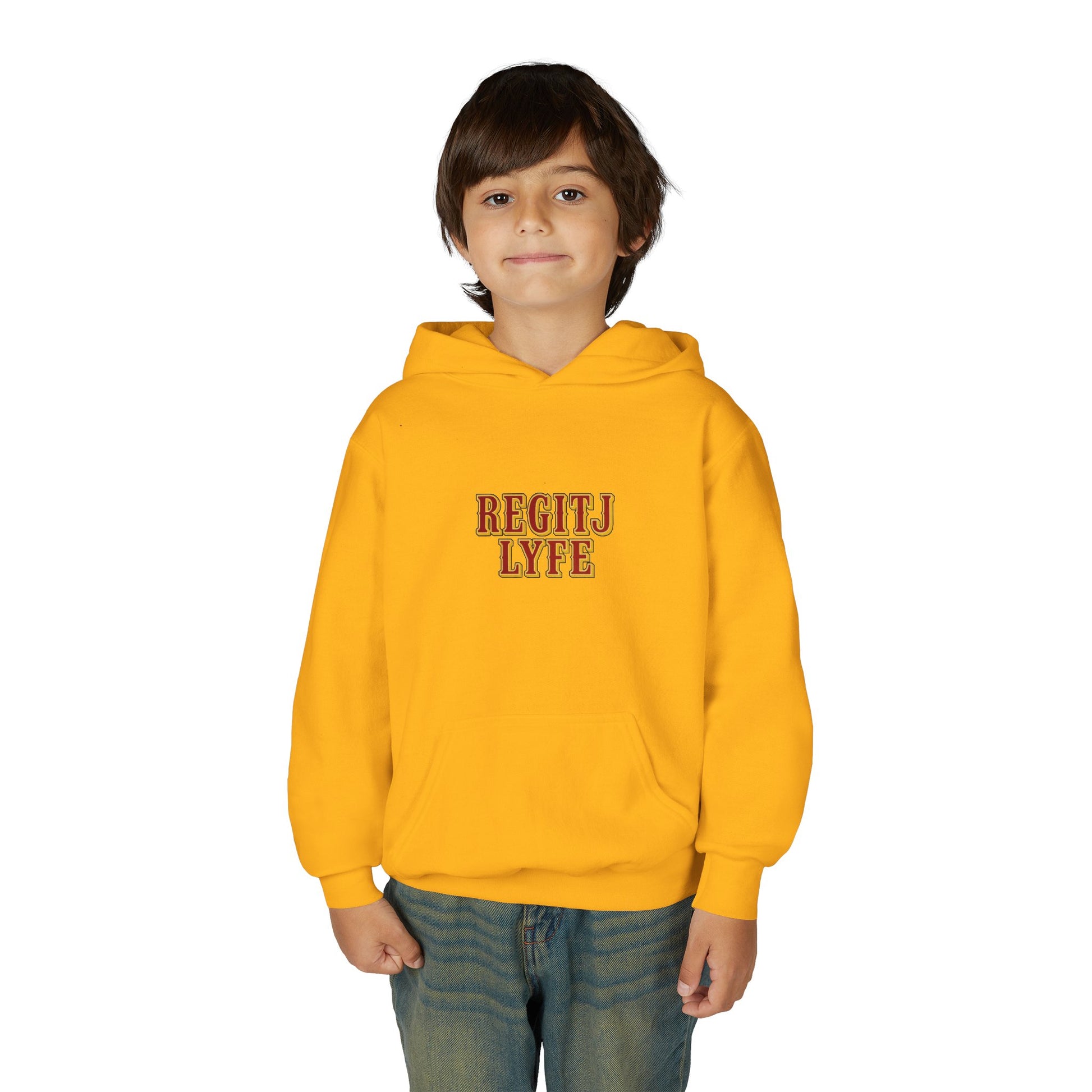 Youth Heavy Blend Hooded Sweatshirt - REGITJ FASHION 