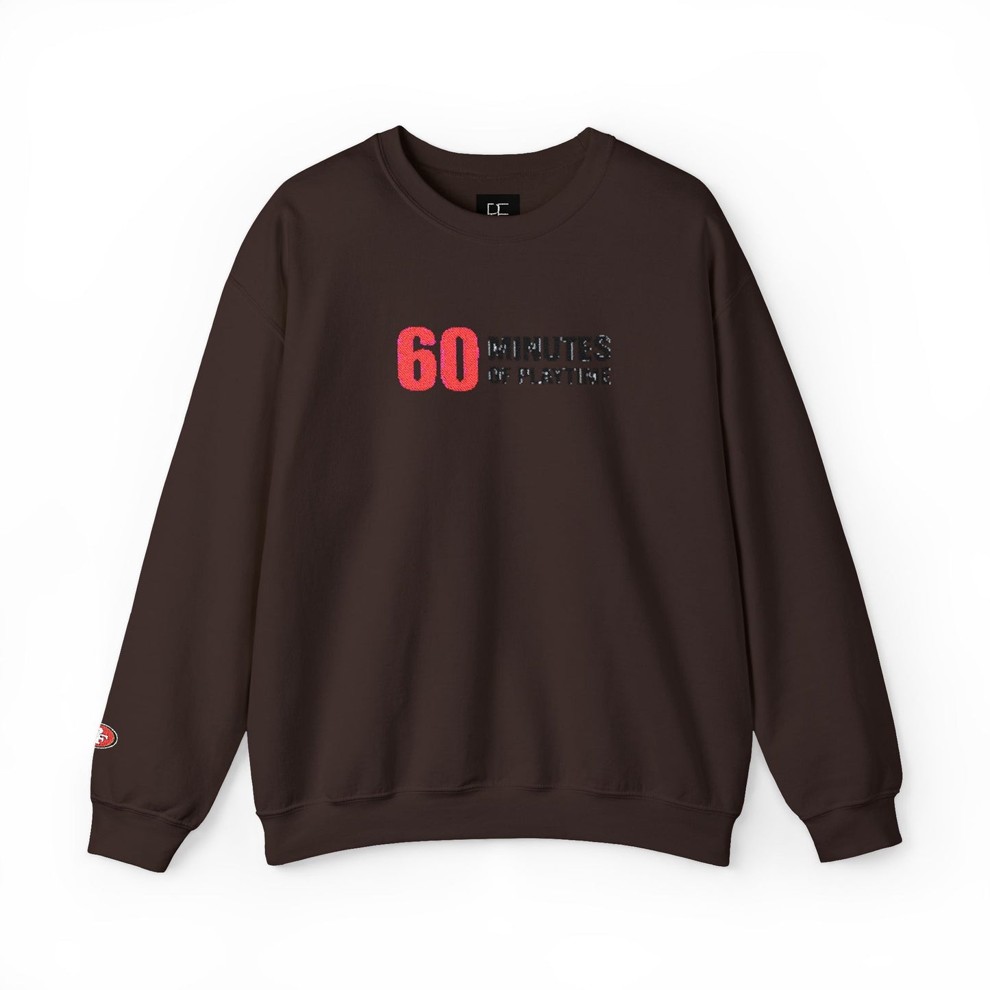 Crewneck Sweatshirt — 'Some of Playtime' Red Logo Casual Pullover