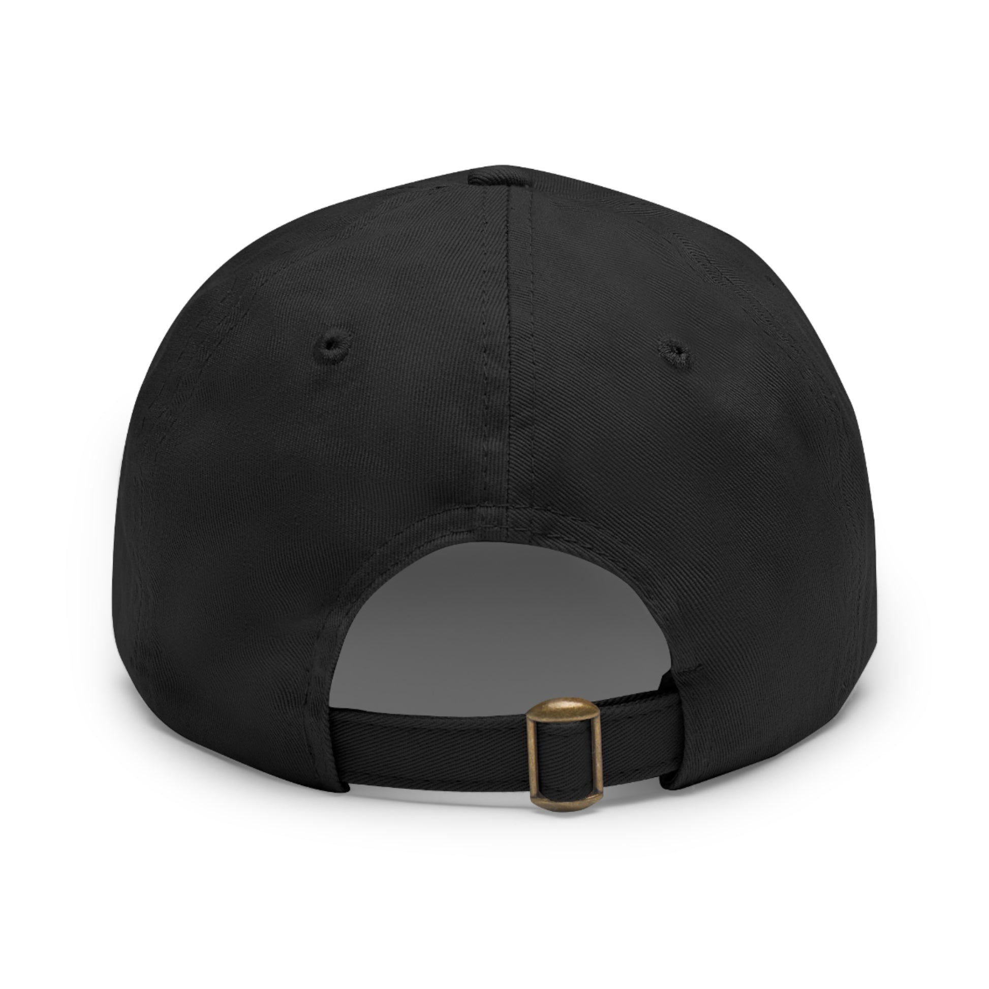 REGITJ Dad Hat with Leather Patch (Rectangle) - REGITJ FASHION 