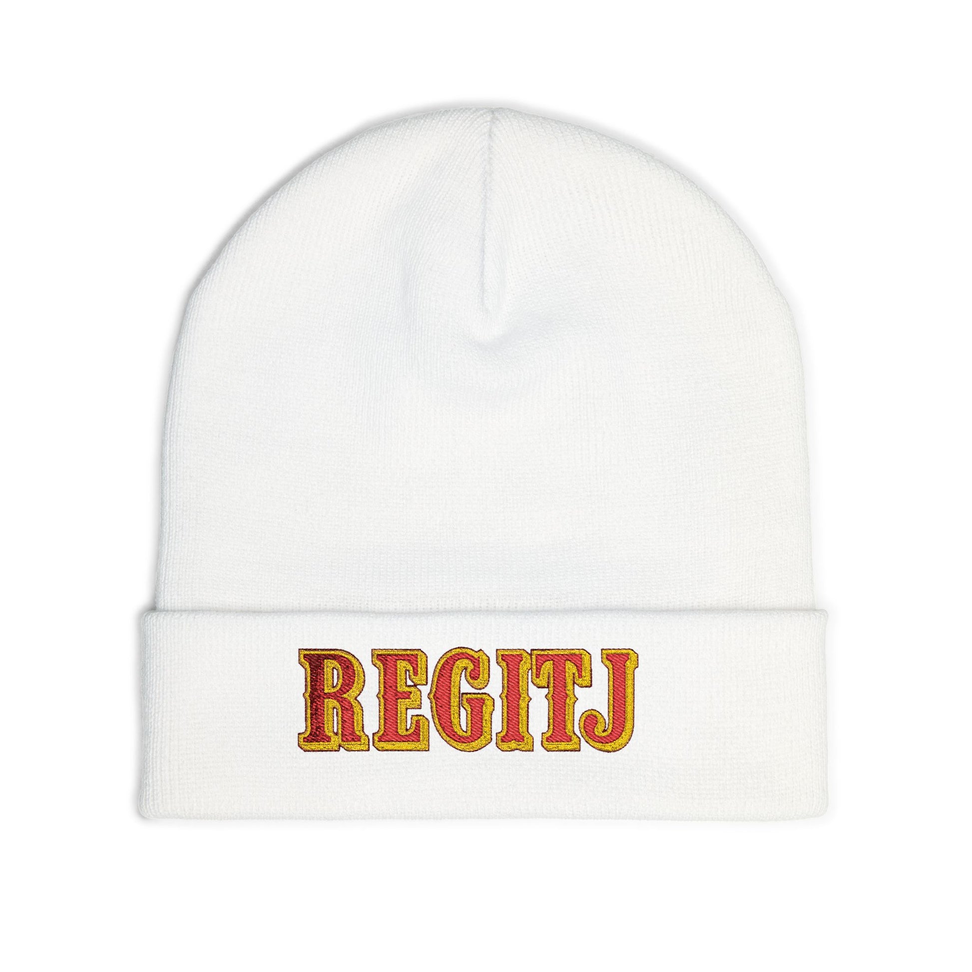 Knit Beanie (Embroidery) - REGITJ FASHION 
