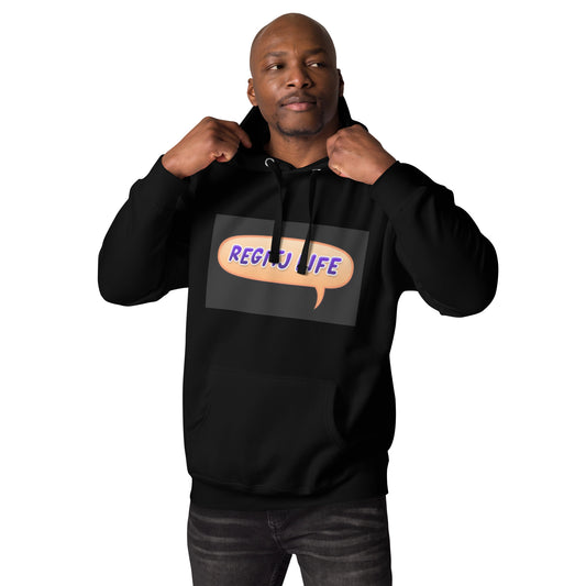 REGITJ LYFE Custom Black Unisex Hoodie