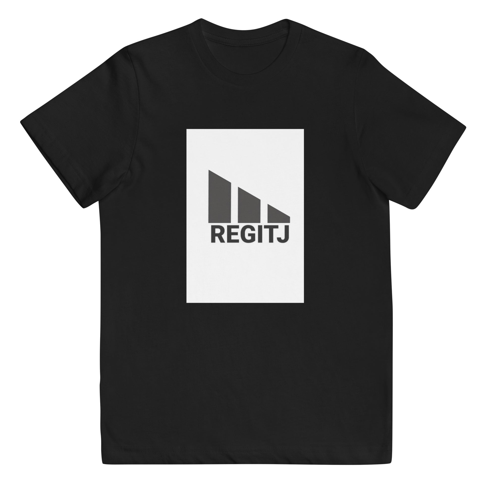 REGITJ Men Crew Neck Sleeve T-shirt Combine Of Casual and Hip Hop Athletic Wear