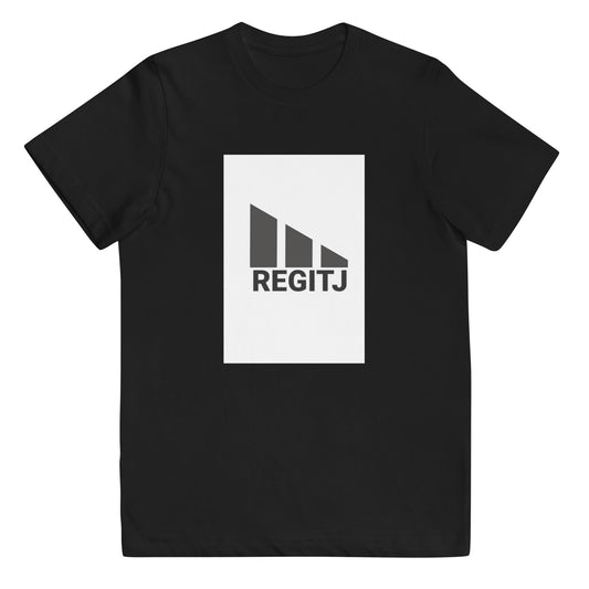 REGITJ Men Crew Neck Sleeve T-shirt Combine Of Casual and Hip Hop Athletic Wear